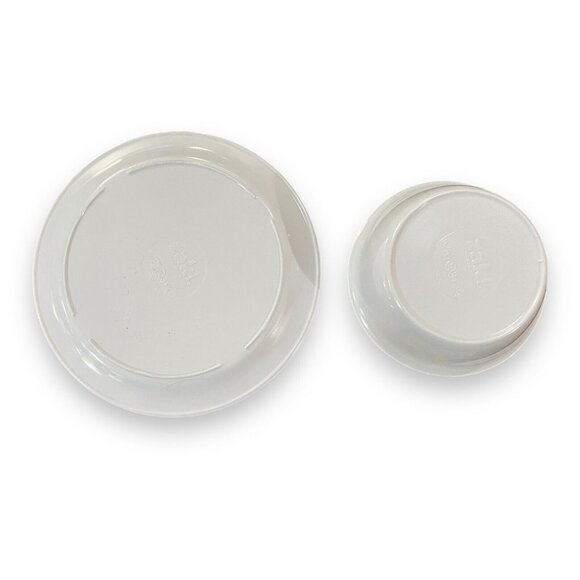 Minnie Mouse Kids Plate & Bowl Set Always Wear A Smile Pink & White - Picture 4 of 4